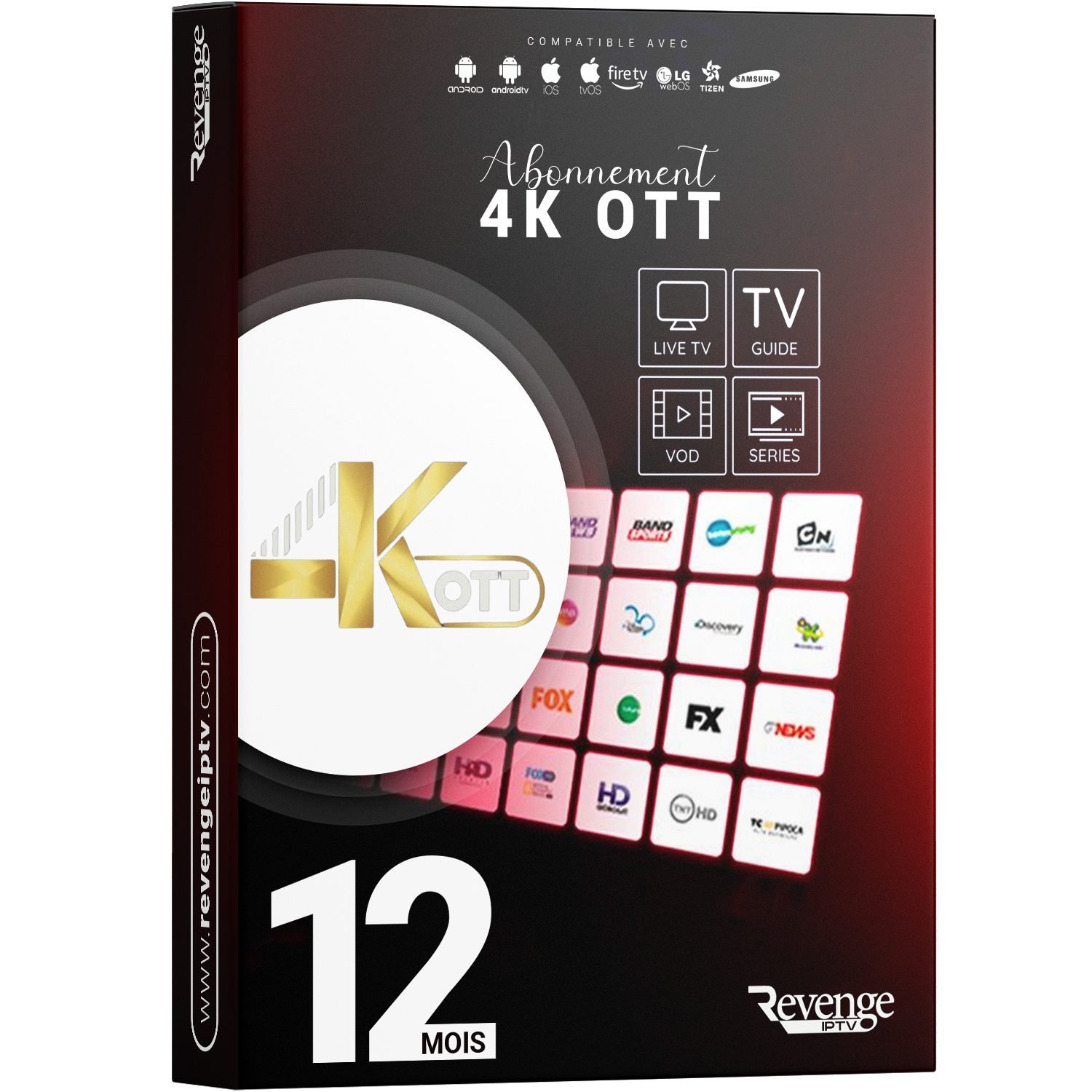 Abonnement IPTV 4k ott