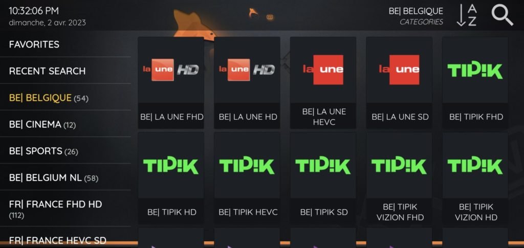 Foxx IPTV Premium France Chaine